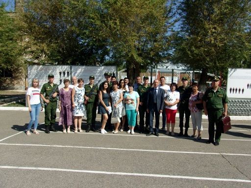 Делегация Спасского района посетила войсковую часть в Оренбурге