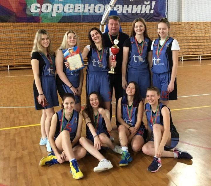 Команда Спасского района заняла второе место на чемпионате РТ по баскетболу