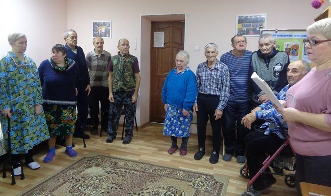 О великом Сталинграде беседовали в Спасском доме-интернате для престарелых и инвалидов