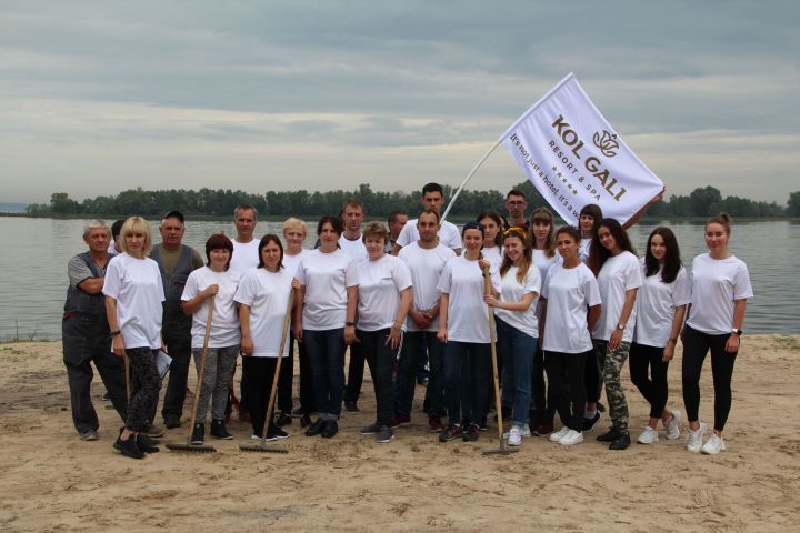 Спассцы приняли участие в республиканской природоохранной акции «Чистый берег»