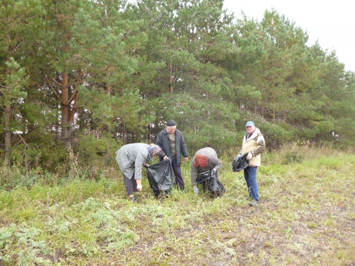 Жители Спасского района участвовали в акции "Чистые леса Татарстана"