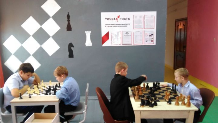 В сельской школе Спасского района провели шахматный турнир