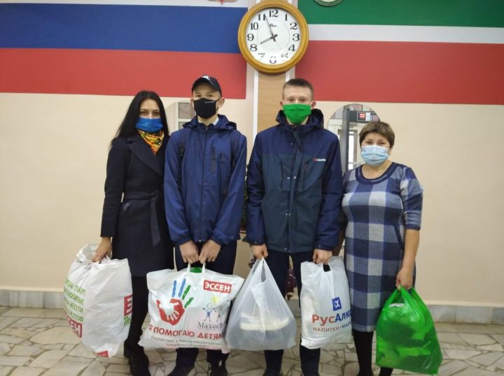 Школьники из Иске-Рязап Спасского района помогают нуждающимся