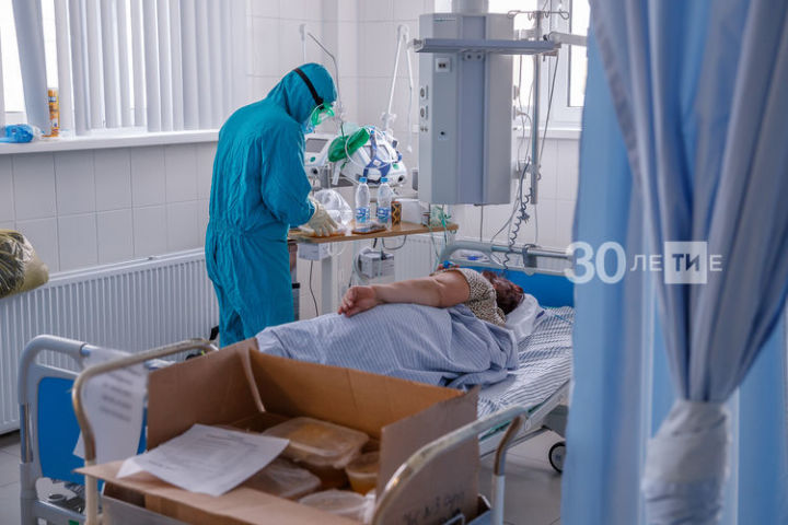 В Татарстане увеличилось количество больных с тяжелыми формами COVID-19