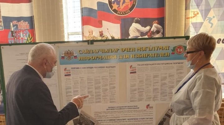 Депутат Госсовета РТ Камиль Нугаев проголосовал в Спасском районе