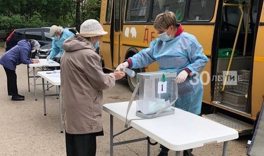 В Татарстане завершают работу придомовые участки для голосования