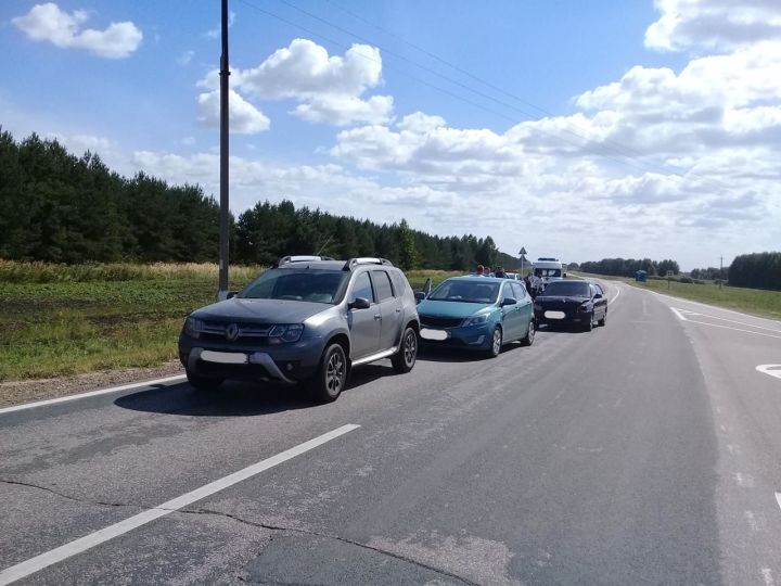 На трассе возле Тукая Спасского района произошло ДТП