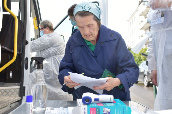 В Спасском районе проголосовала 93-х летняя жительница Болгара