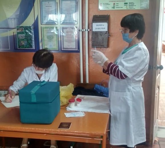 В избирательных участках Спасского района можно привиться от гриппа