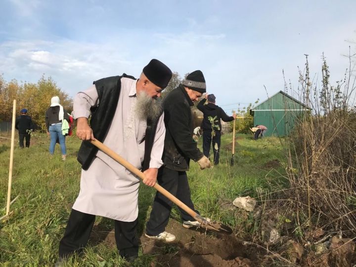 Болгар мәчете янында бакча утырттылар (ФОТО)