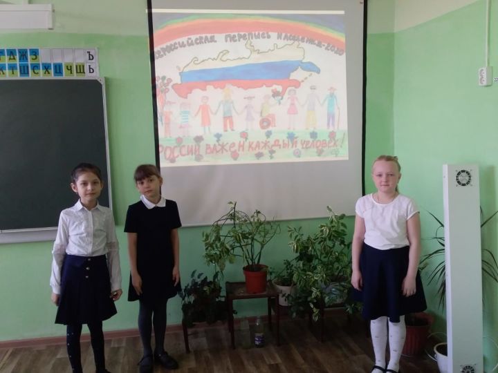 В первой городской школе прошли классные часы  «Всероссийская перепись населения - 2021»