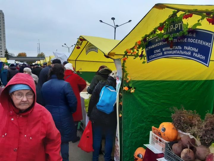 Спасский район принял участие в очередной сельскохозяйственной ярмарке в Казани