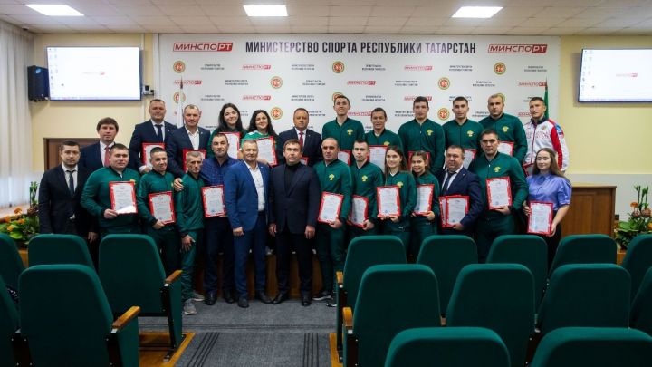 В Татарстане прошло чествование спортсменов-призёров XIII Всероссийских летних сельских спортивных игр