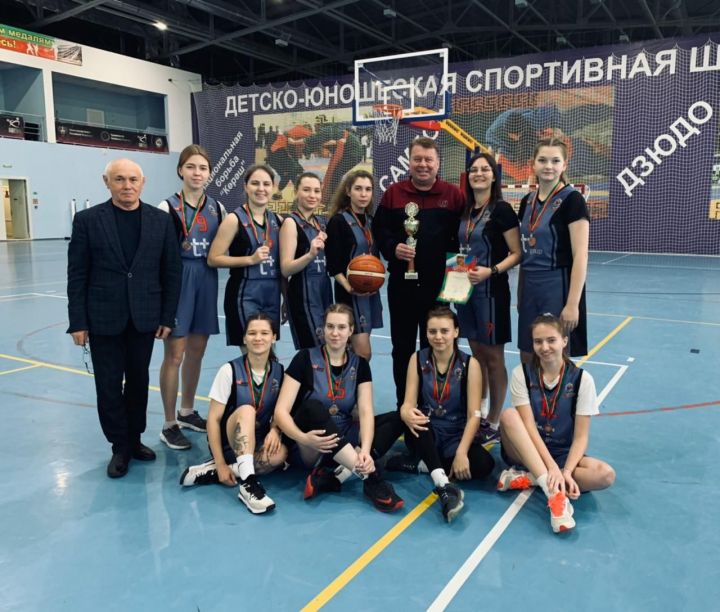 Баскетболистки Спасского района заняли третье место в сельской спартакиаде