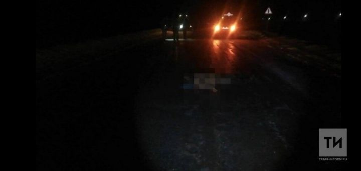 В Татарстане водитель сбил насмерть лежащего на трассе мужчину