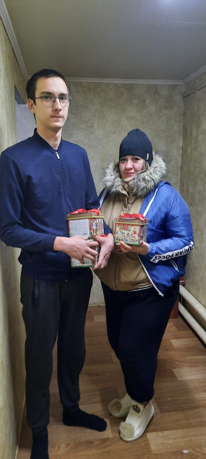 Дети мобилизованных граждан Спасского района получили новогодние пакеты от Татьяны Ларионовой