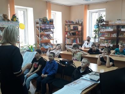 Учащиеся санаторной школы-интерната посетили детскую библиотеку Болгара