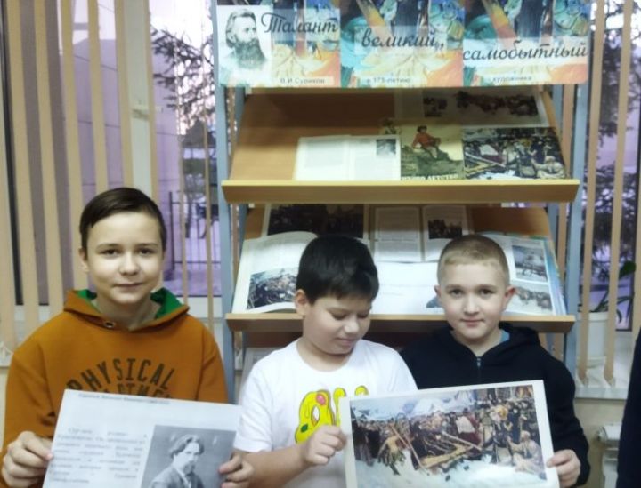 В детской библиотеке Болгара открылась новая книжная выставка «Талант великий, самобытный»