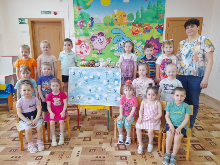 В детском саду «Колосок» провели экологическое мероприятие «Весенний цветок — Подснежник»