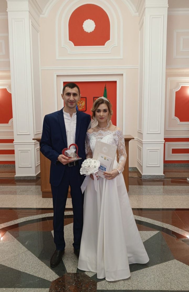 В Спасском районе состоялась первая регистрация брака в 2024 году