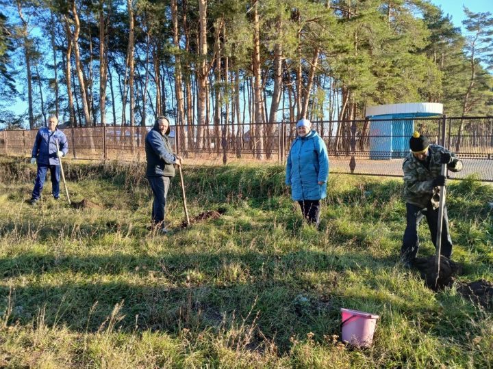 Акция «Сад памяти» прошла в Спасском районе