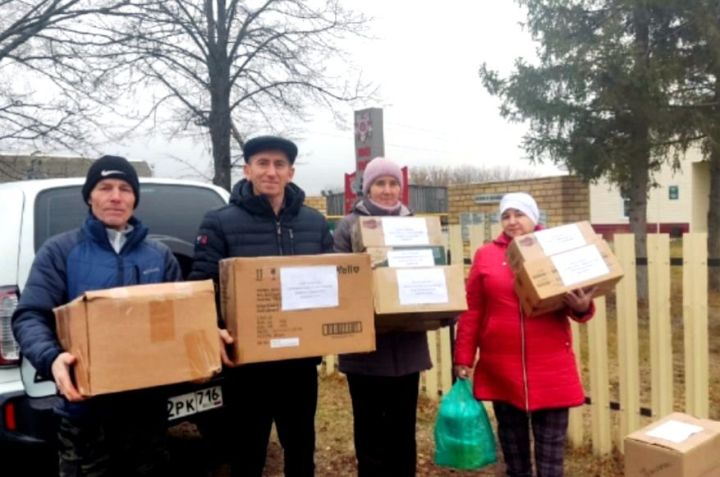 Сельчане Спасского района собрали гуманитарную помощь для бойцов СВО