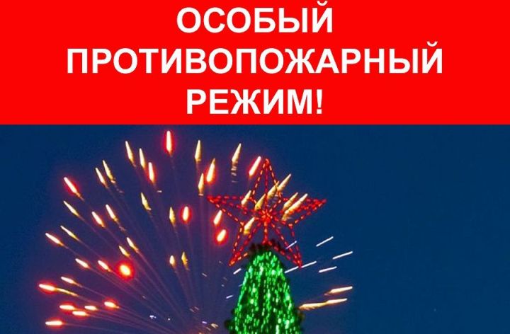 Особый противопожарный режим вводится до 8 января в Татарстане