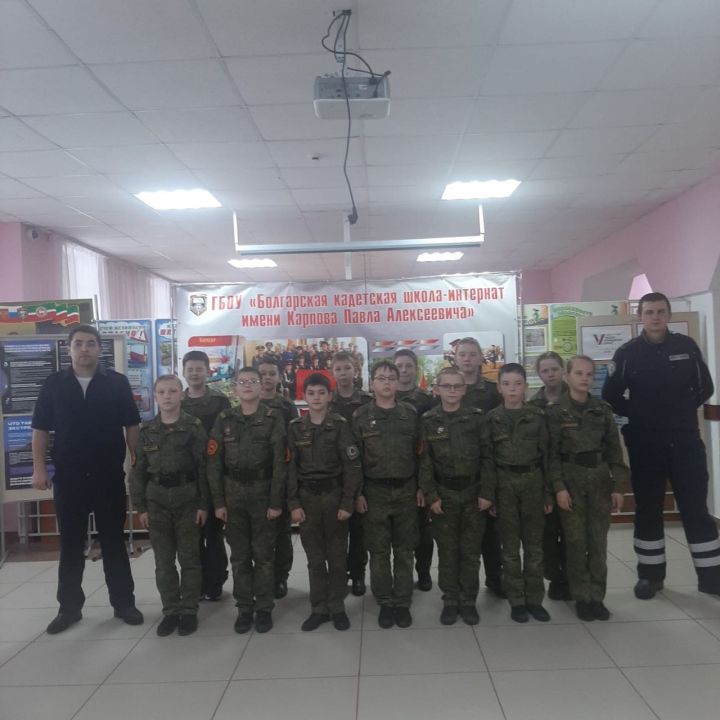 Спасские автоинспекторы посетили Болгарскую кадетскую школу-интернат