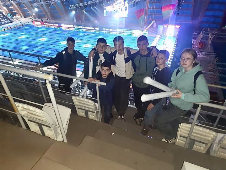 Лучшие пловцы Спасского района РТ посетили Чемпионат России по плаванию
