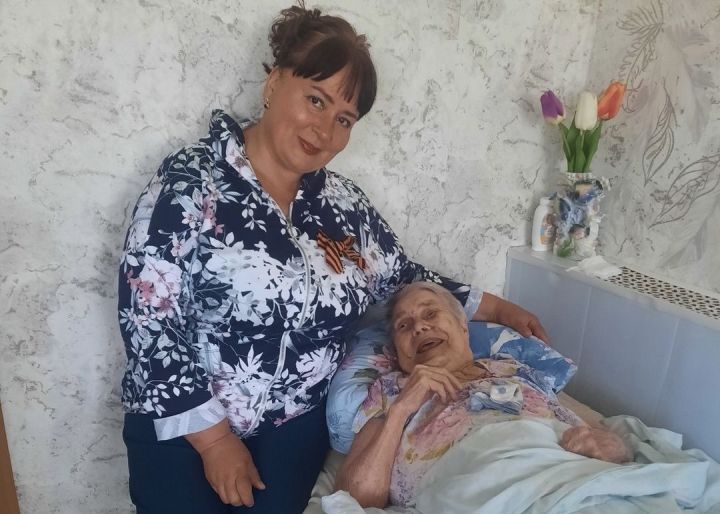 В Танкеевке поздравили с Юбилеем Великой Победы детей войны и старейшин села