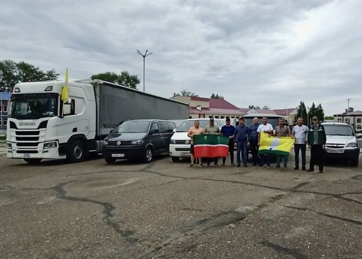 Очередную партию гуманитарного груза отправили в зону СВО из Спасского района РТ