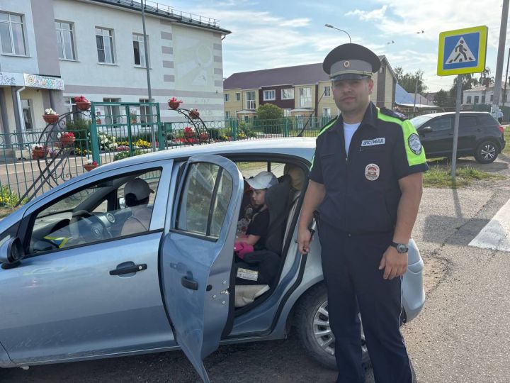 В Спасском районе проверили, как перевозят детей в автомобилях