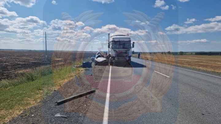Водитель и пассажир иномарки погибли в ДТП в Алексеевском районе Татарстана