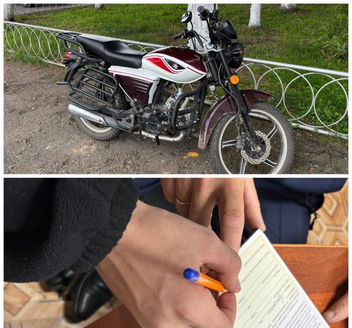 В Спасском районе задержали мотоциклиста-нарушителя