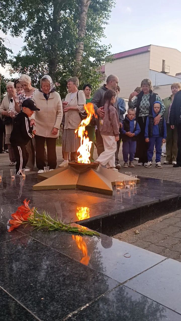 В городе Болгар прошла традиционная патриотическая акция «Свеча памяти»