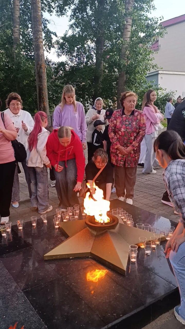 В городе Болгар прошла традиционная патриотическая акция «Свеча памяти»