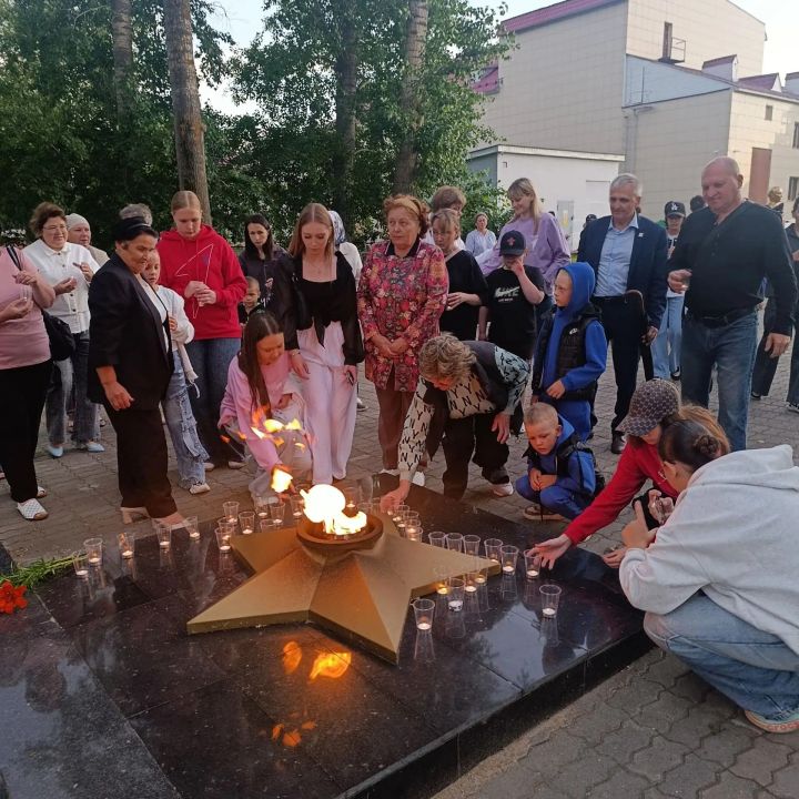 В городе Болгар прошла традиционная патриотическая акция «Свеча памяти»