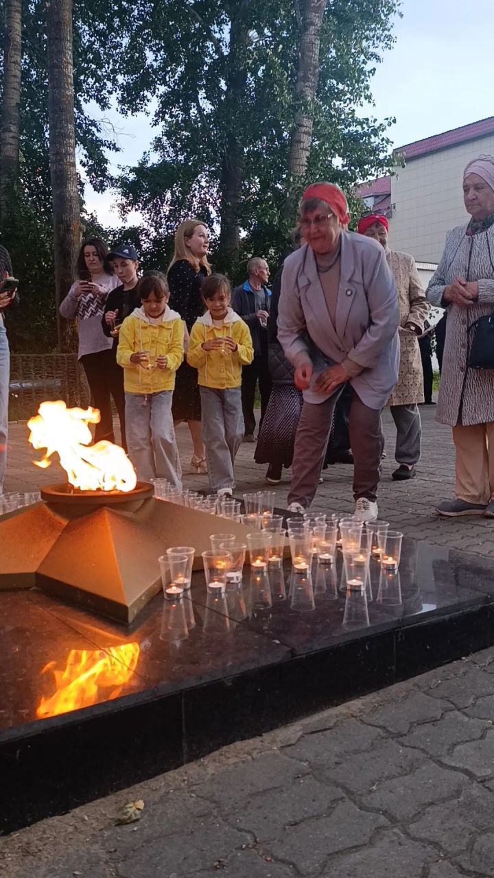 В городе Болгар прошла традиционная патриотическая акция «Свеча памяти»