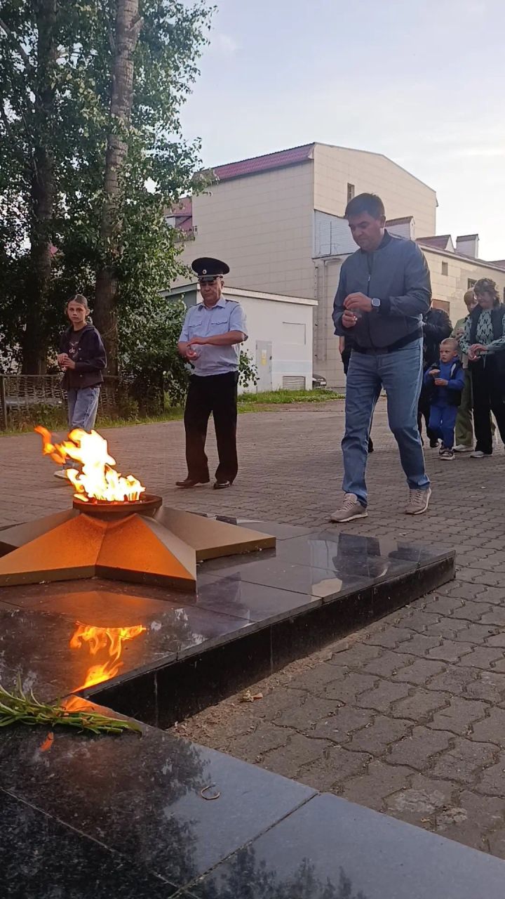 В городе Болгар прошла традиционная патриотическая акция «Свеча памяти»