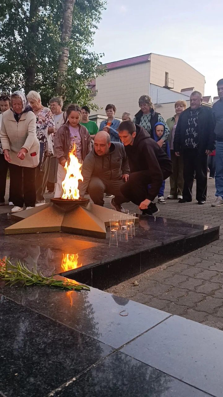 В городе Болгар прошла традиционная патриотическая акция «Свеча памяти»
