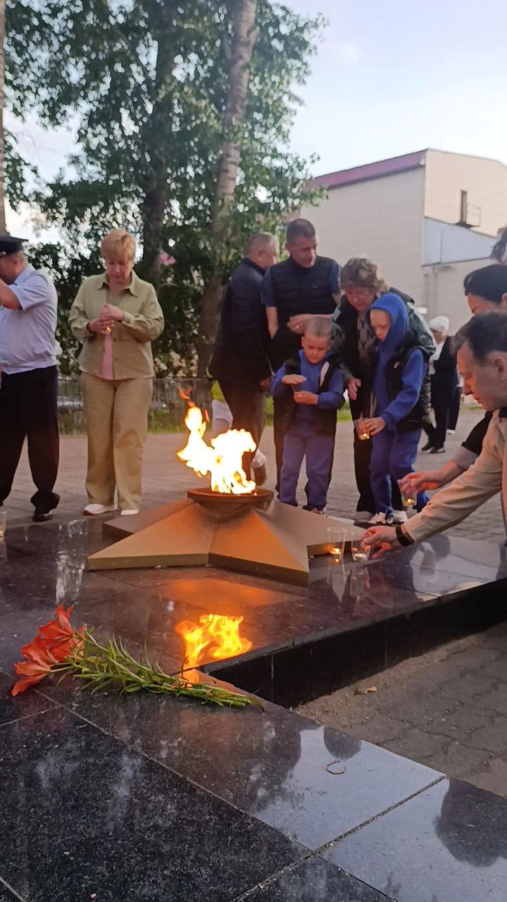 В городе Болгар прошла традиционная патриотическая акция «Свеча памяти»