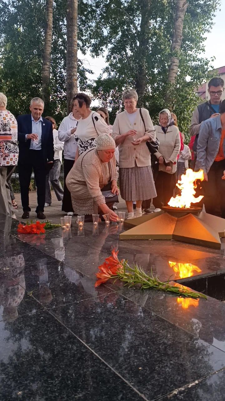 В городе Болгар прошла традиционная патриотическая акция «Свеча памяти»