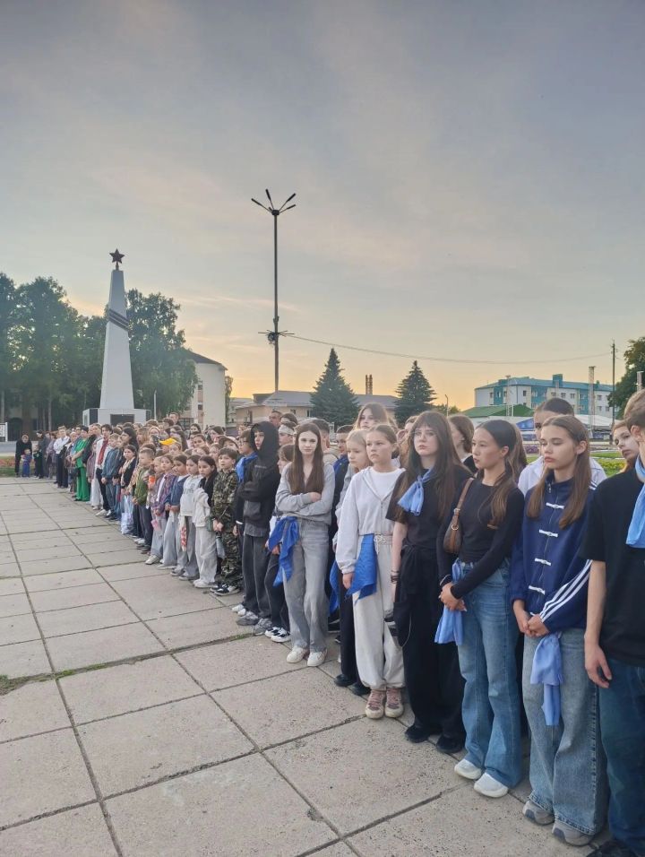 В городе Болгар прошла традиционная патриотическая акция «Свеча памяти»