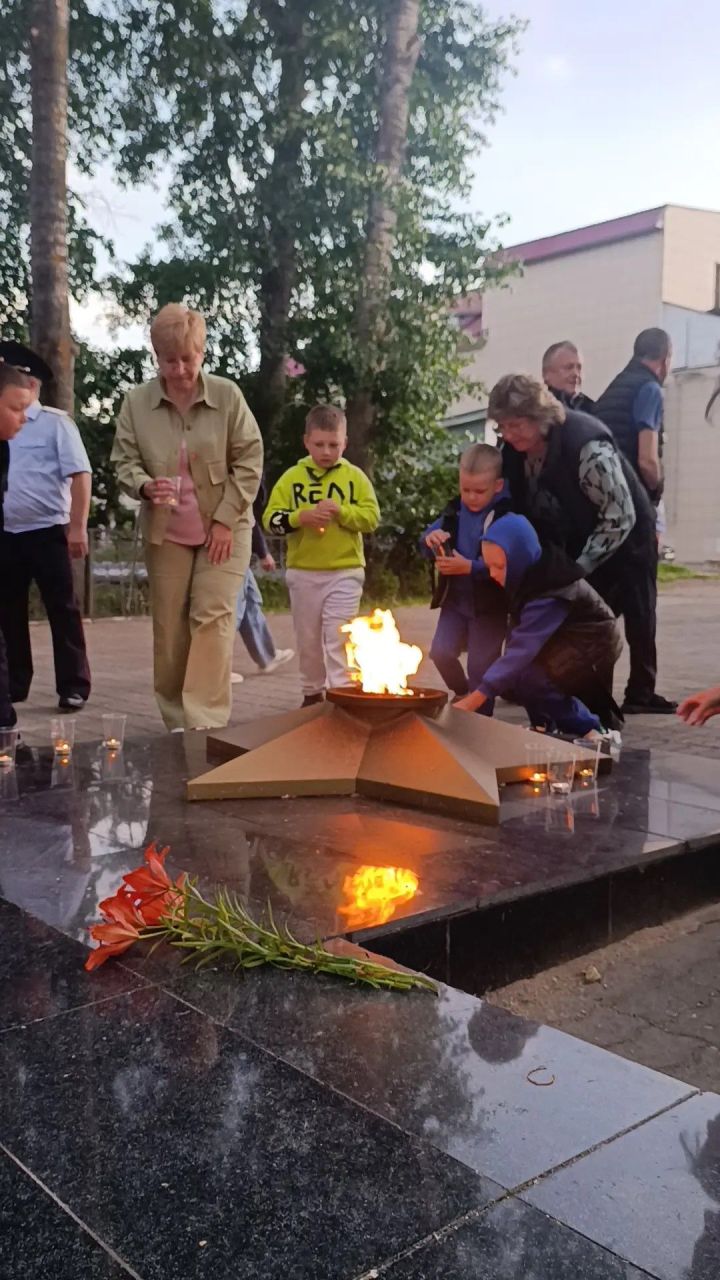 В городе Болгар прошла традиционная патриотическая акция «Свеча памяти»