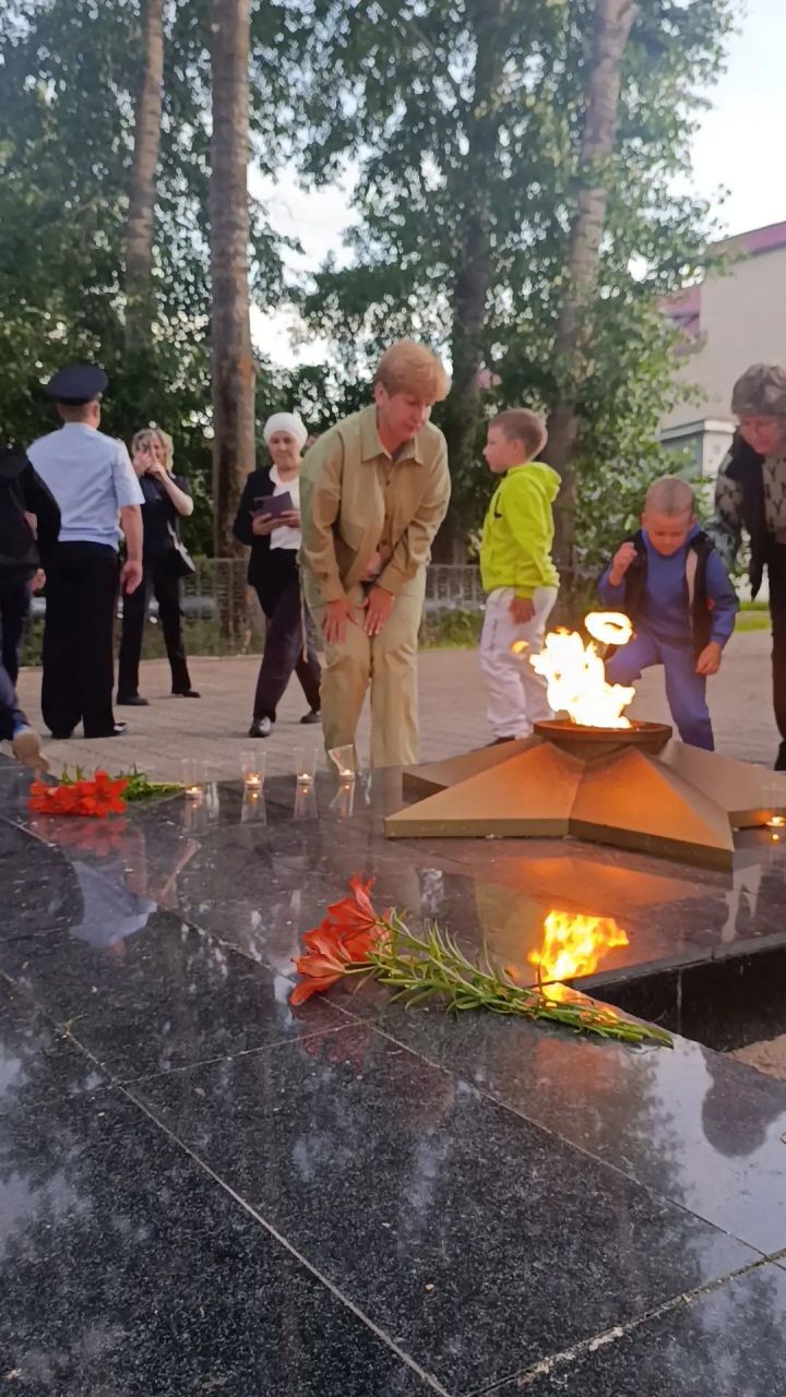 В городе Болгар прошла традиционная патриотическая акция «Свеча памяти»