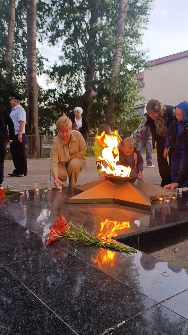 В городе Болгар прошла традиционная патриотическая акция «Свеча памяти»