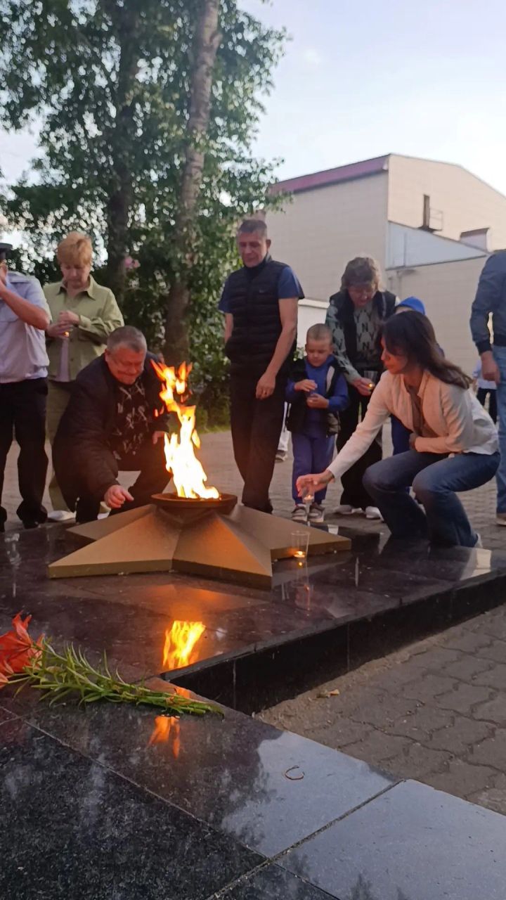 В городе Болгар прошла традиционная патриотическая акция «Свеча памяти»