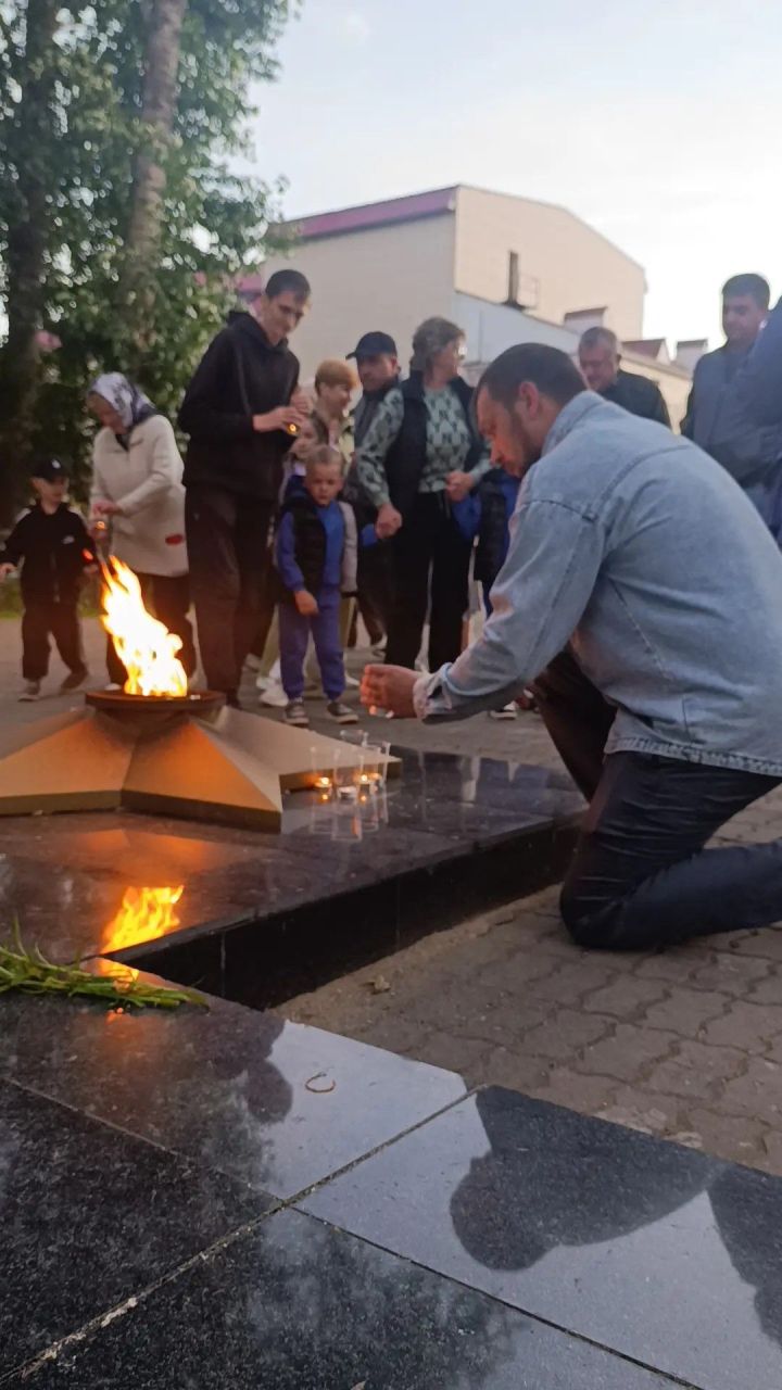 В городе Болгар прошла традиционная патриотическая акция «Свеча памяти»