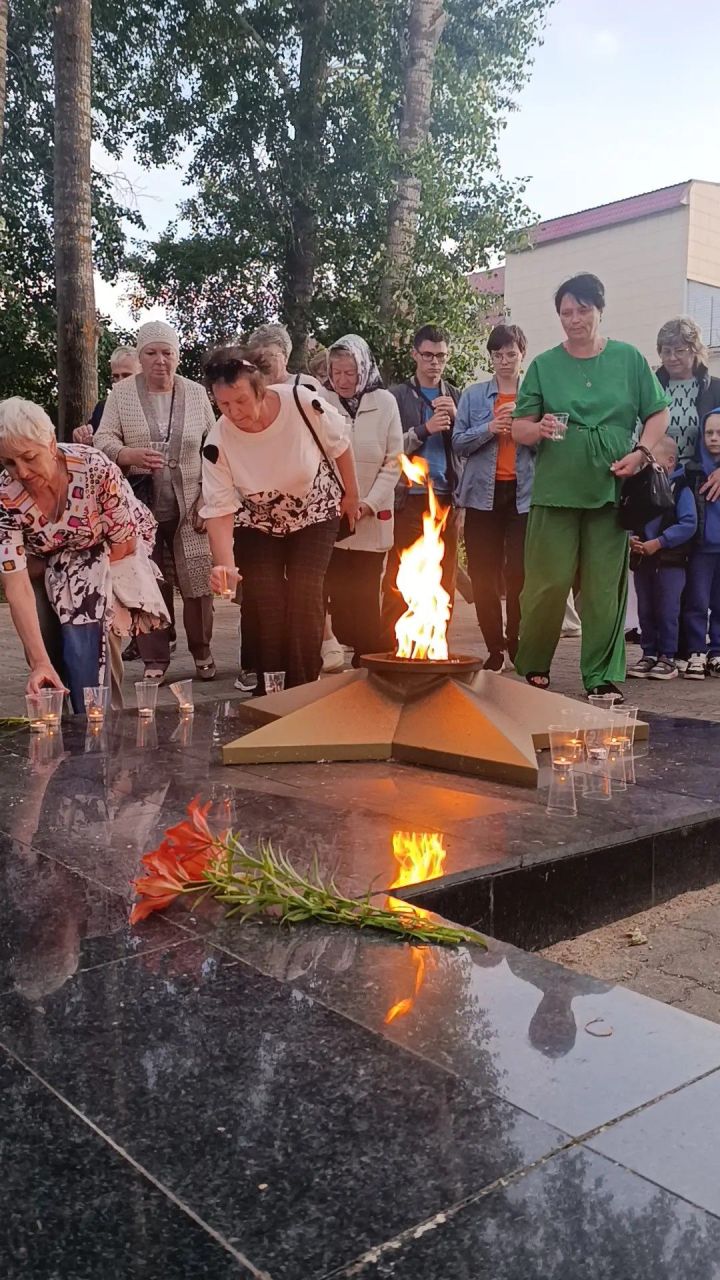 В городе Болгар прошла традиционная патриотическая акция «Свеча памяти»