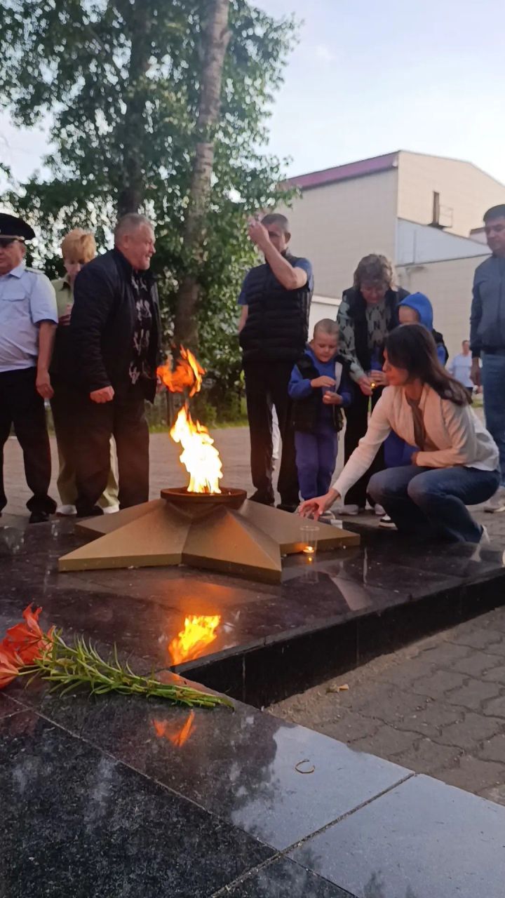 В городе Болгар прошла традиционная патриотическая акция «Свеча памяти»